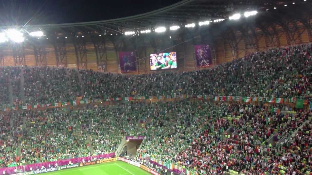 Fields of Athenry - Ireland v Spain, Gdansk, Euro 2012