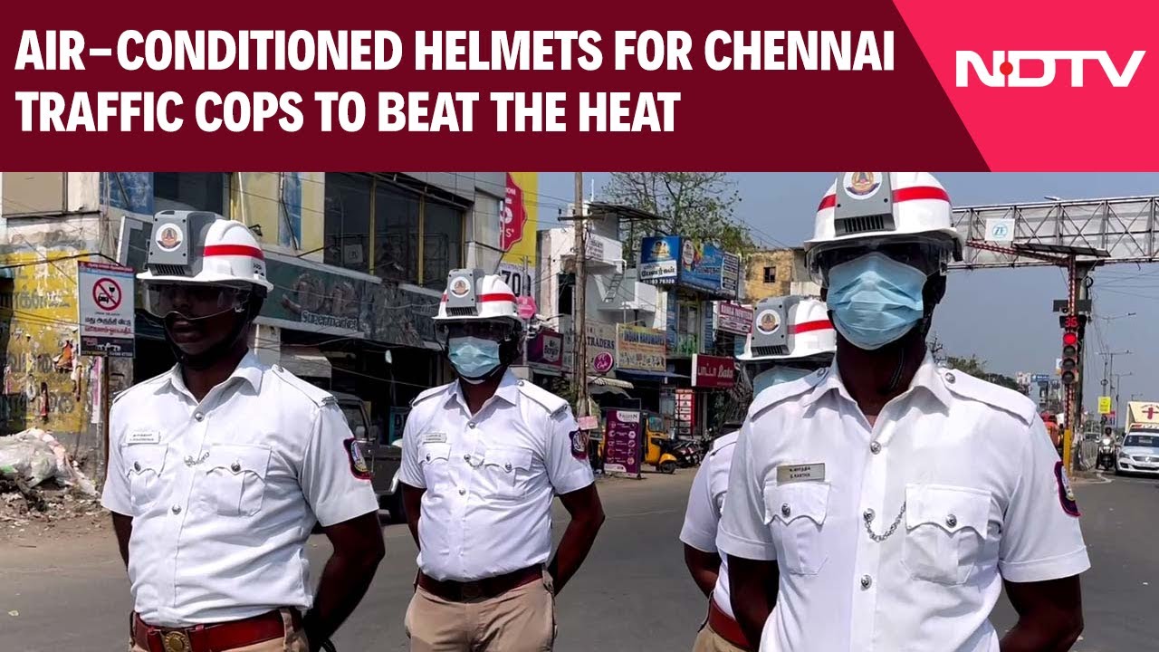 Chennai News Today | Chennai Traffic Cops Get Air-Conditioned Helmets To Beat The Heat