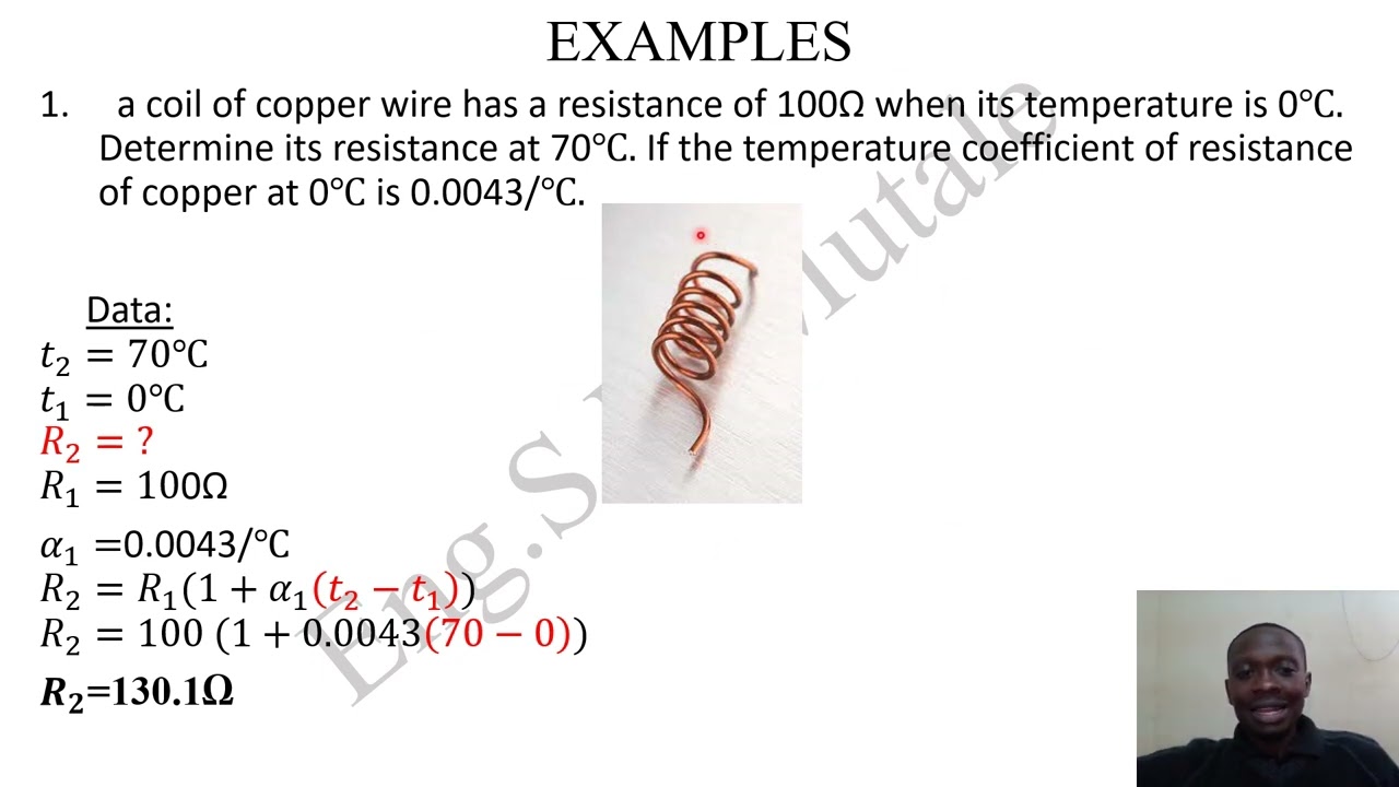 TEMPERATURE COEFFICIENT OF RESISTANCE