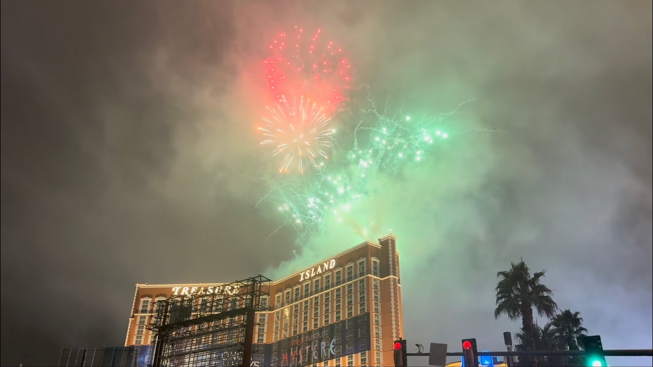 New Year’s Eve Fireworks 2026 Las Vegas Strip