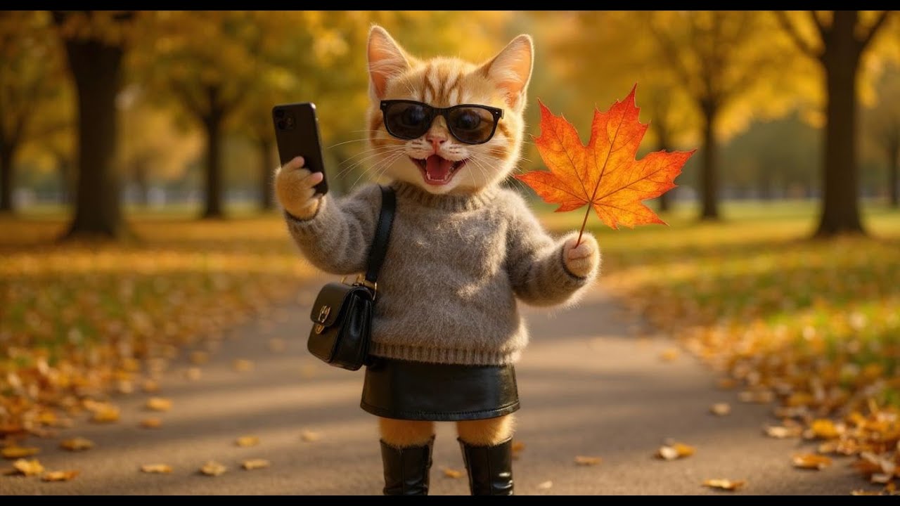 Day with Yuki Kitten and Found the BEST WAY to See Autumn Leaves