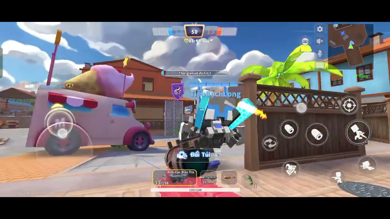 Địch này nhìn cute sao á(MiniWorldRoyale 2o14)