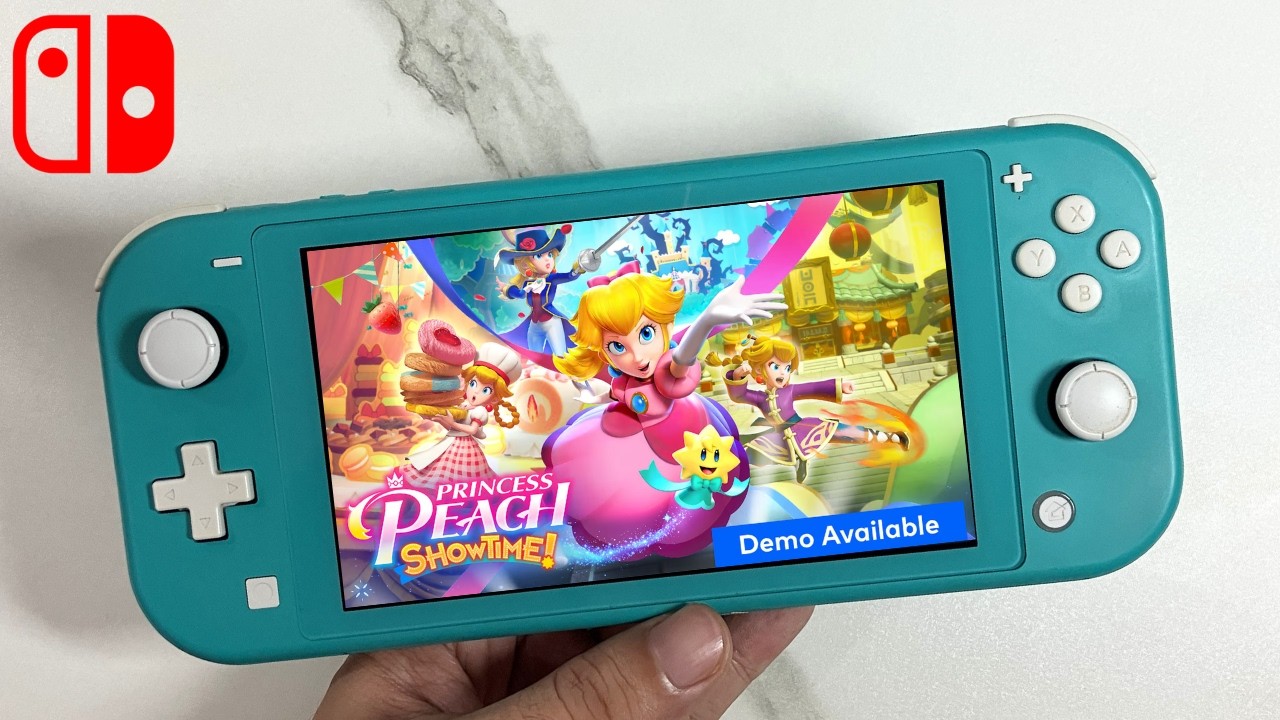 Princess Peach: Showtime! on Nintendo Switch Lite Handheld Gameplay