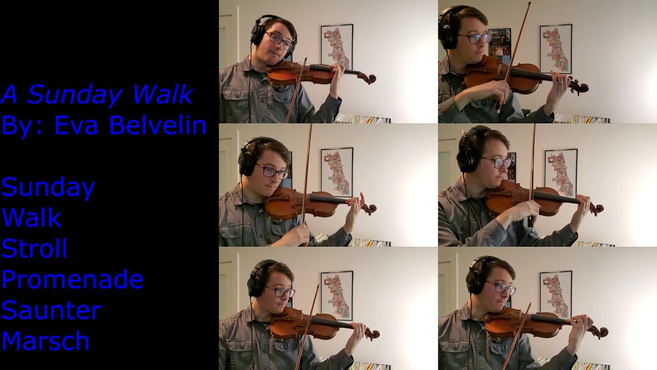 A Sunday Walk by Eva Belvelin