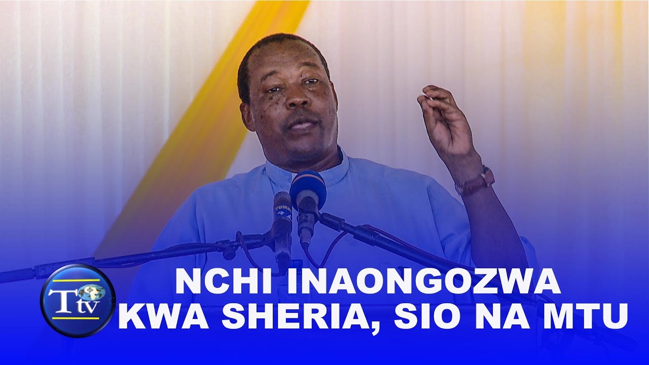 Nchi inaongozwa kwa Sheria sio na Mtu | Padri Dkt. Charles Kitima