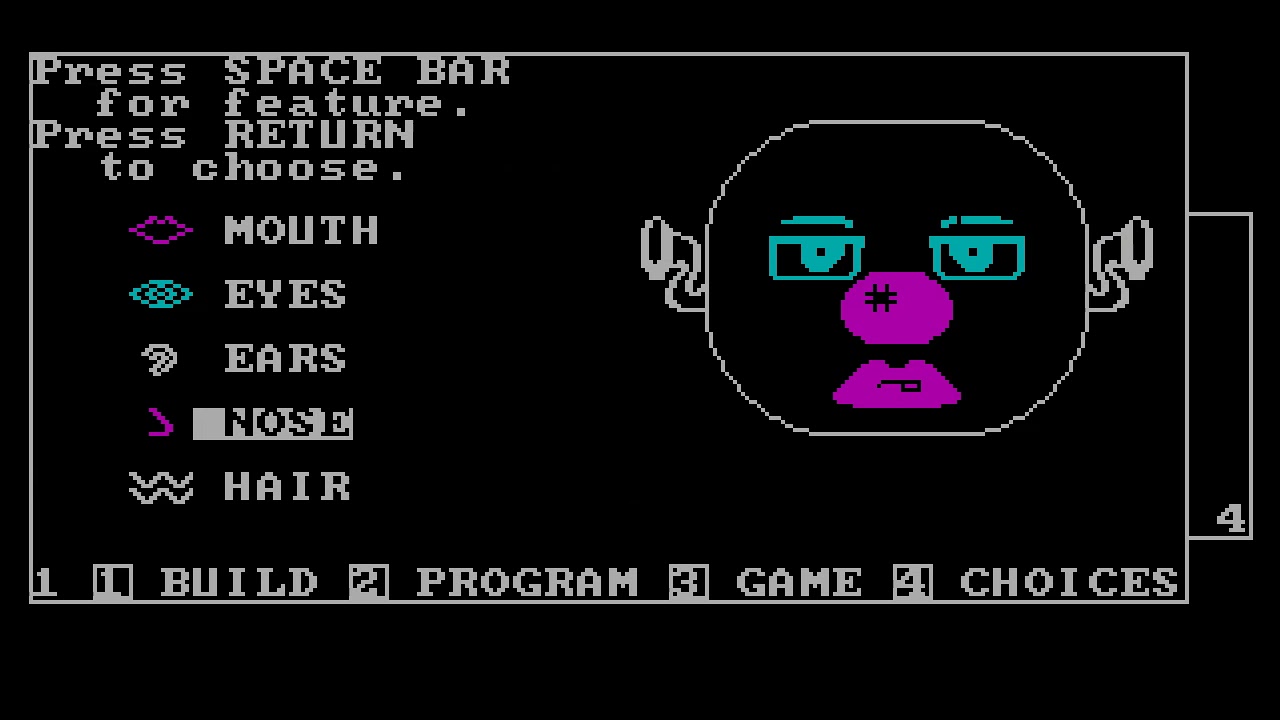 Face Maker (1982 DOS Game)