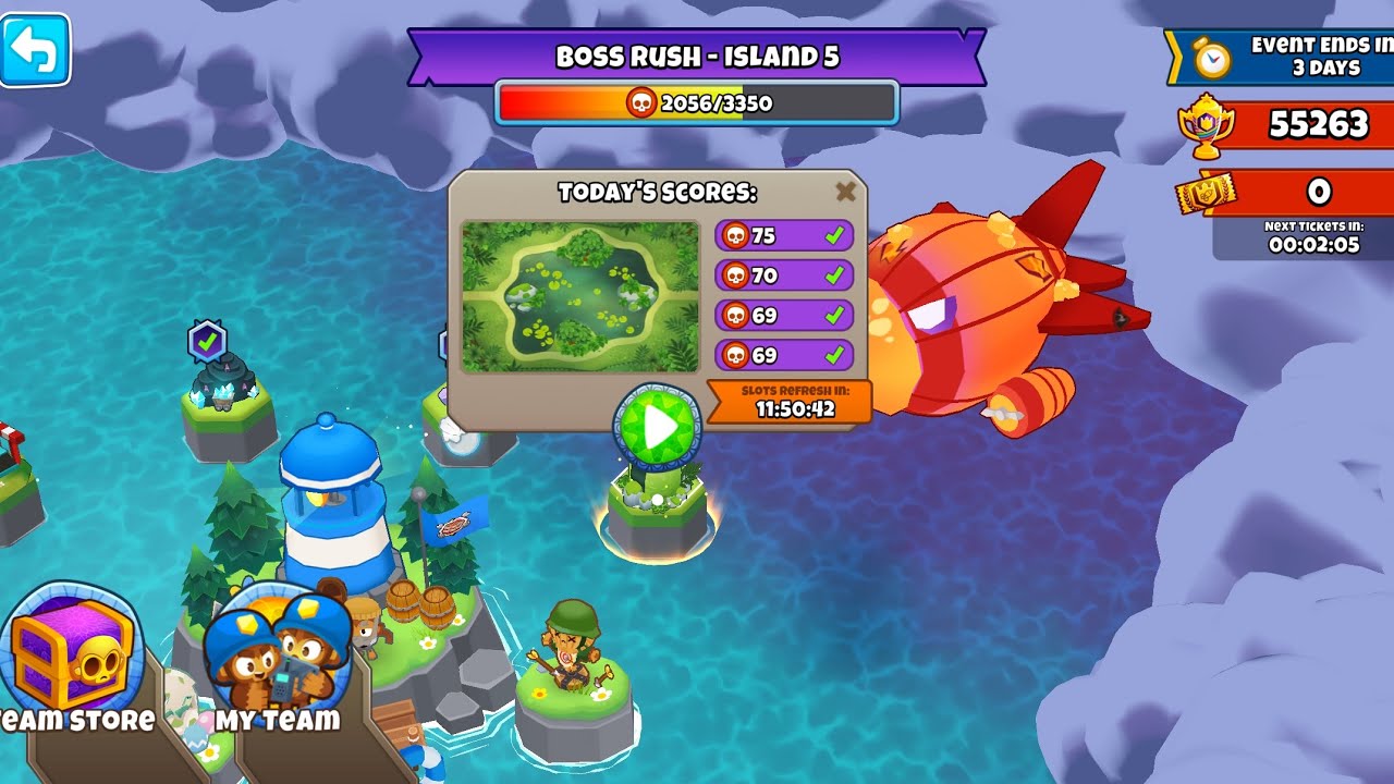 Boss Rush Island 5 easy strategy