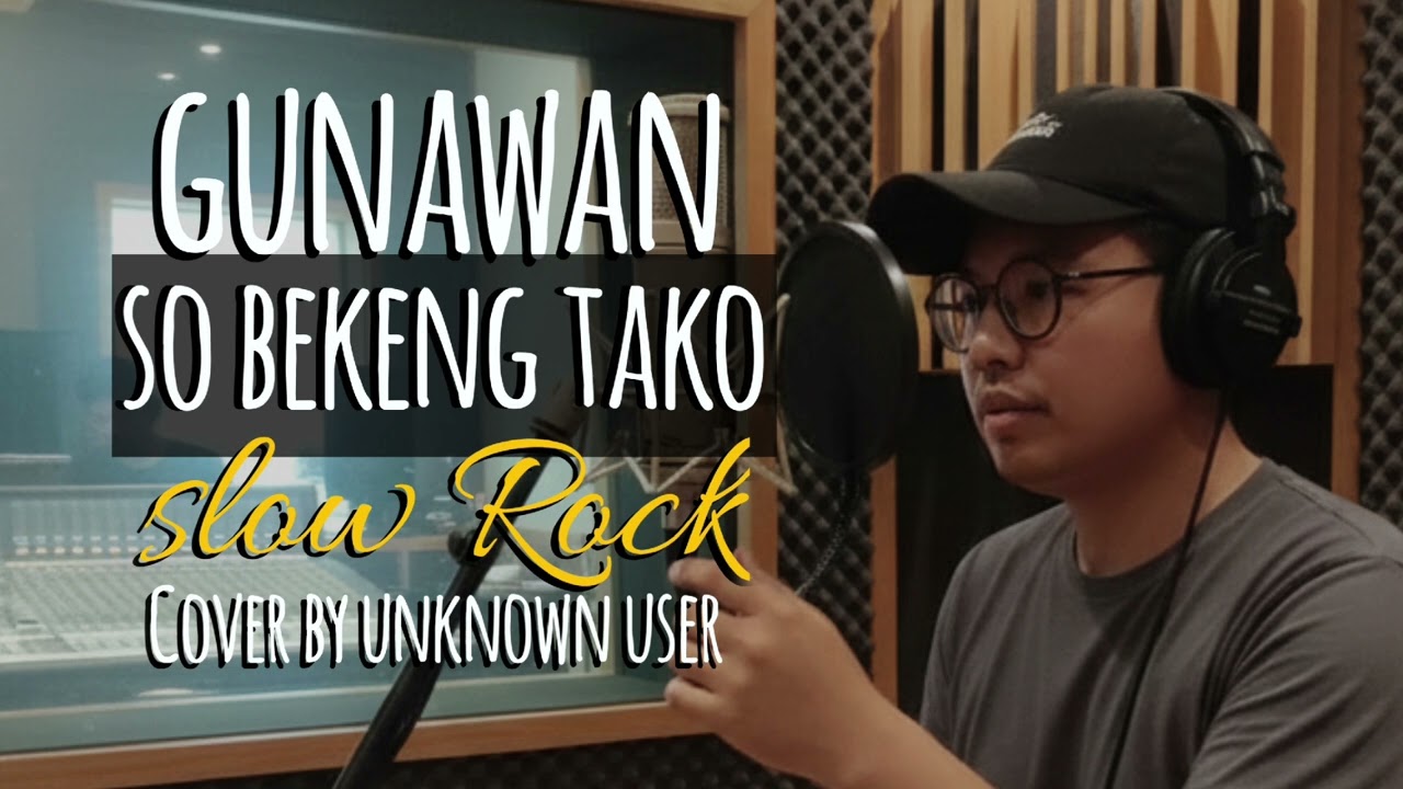 Gunawan - so bekeng tako | slow rock cover by unknown user #lagumanado #gunawan #sobekengtako