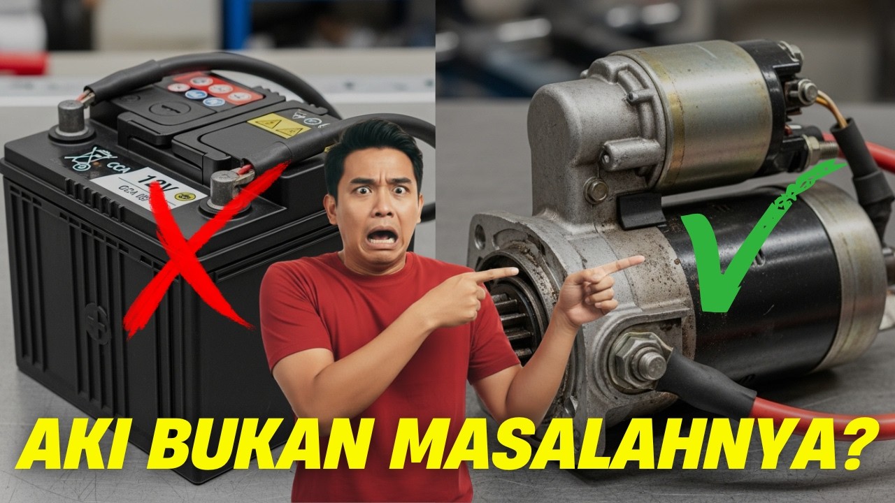 Jangan Ganti Aki Dulu! Cek Dinamo Starter Ini