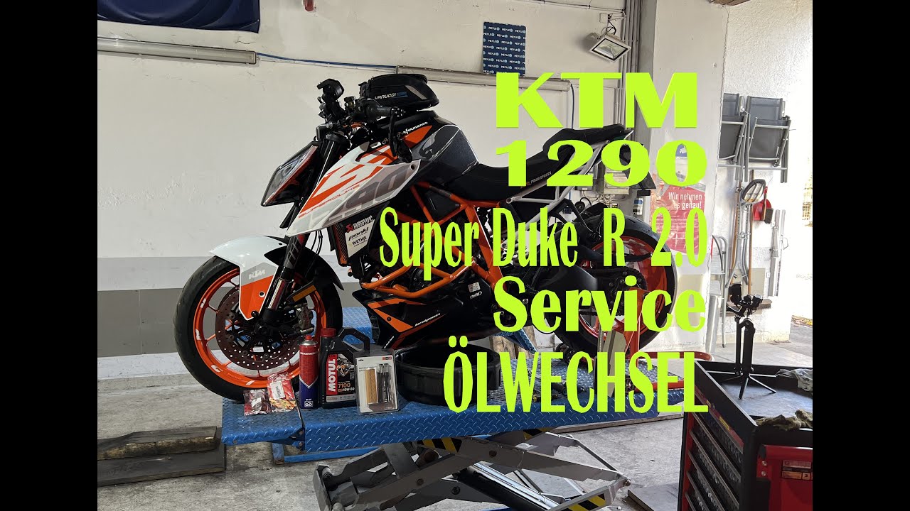 Service Ölwechsel KTM 1290 Super Duke R 2.0 I #kfz20 I #azspeedperformance
