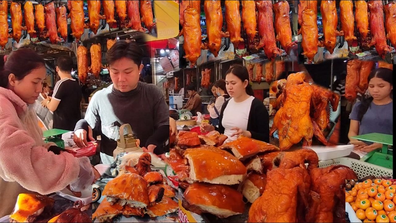 Amazing! Food Video Vlog Grilled Whole Pig - Cambodia's BEST Kept secret is its Street Food!