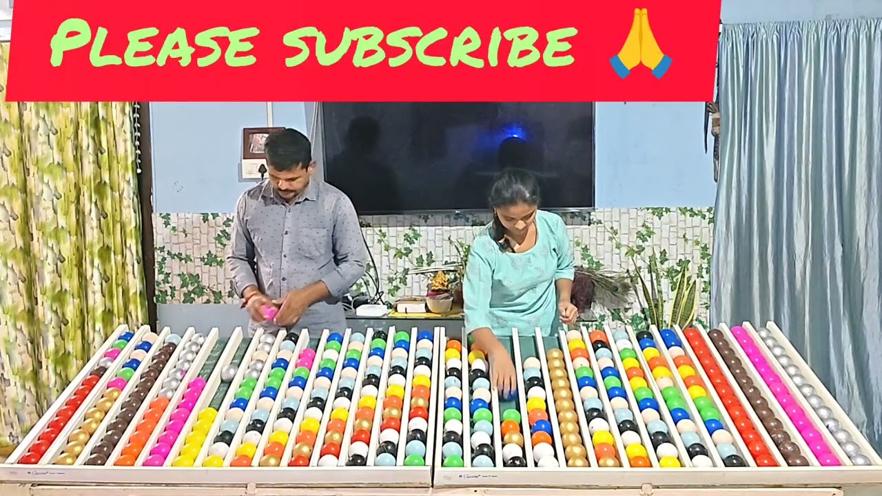 ✨Colour balls puzzle game father and daughter challenge✨