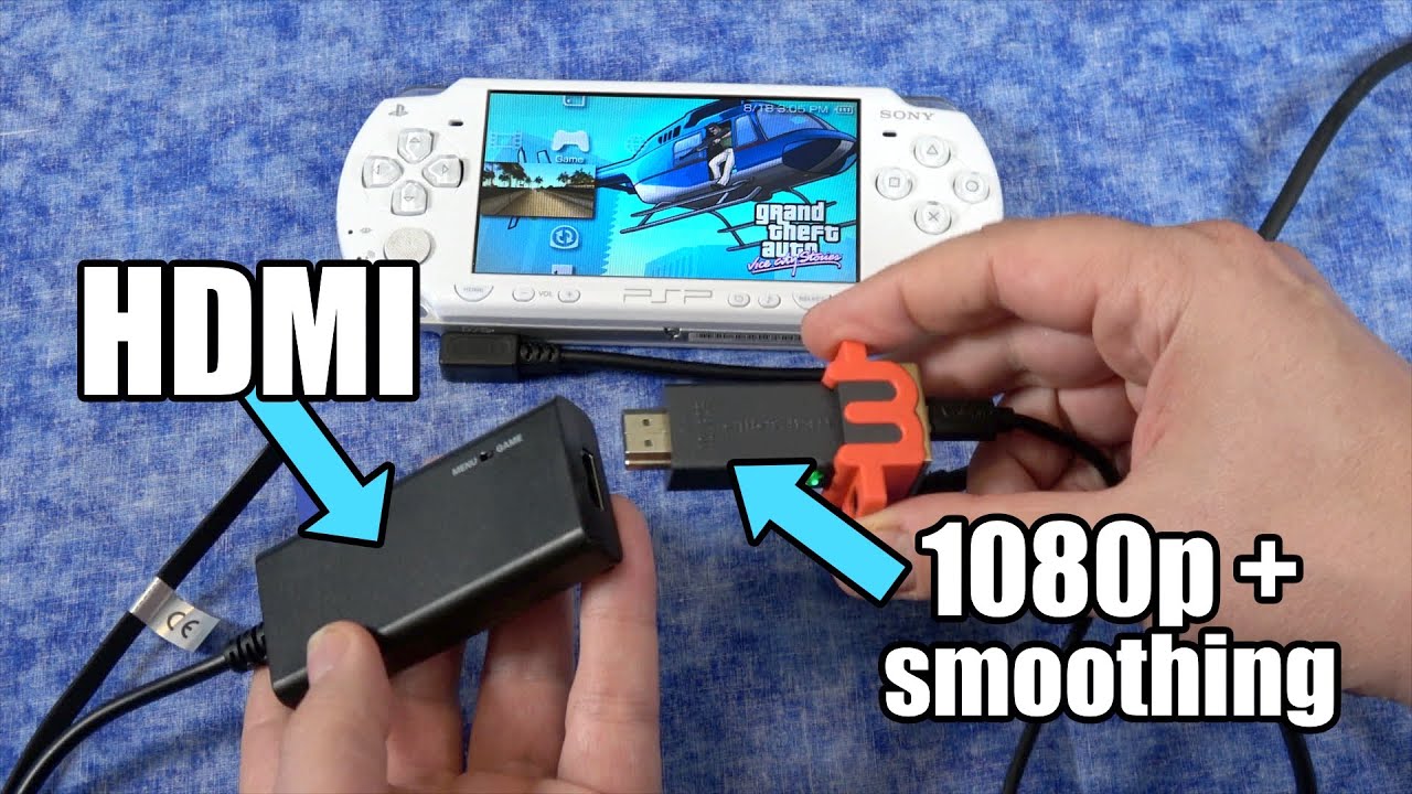 Sony PSP w/HDMI + Upscaling & anti-aliasing to HDTV