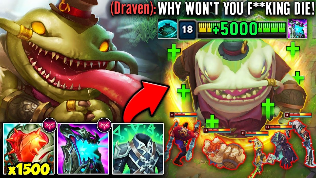 THIS INFINITE HEALING TAHM KENCH BUILD IS BREAKING LEAGUE OF LEGENDS