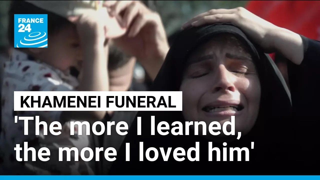 In Tehran, funeral attendees grieve the loss of supreme leader Ali Khamenei &bull; FRANCE 24 English