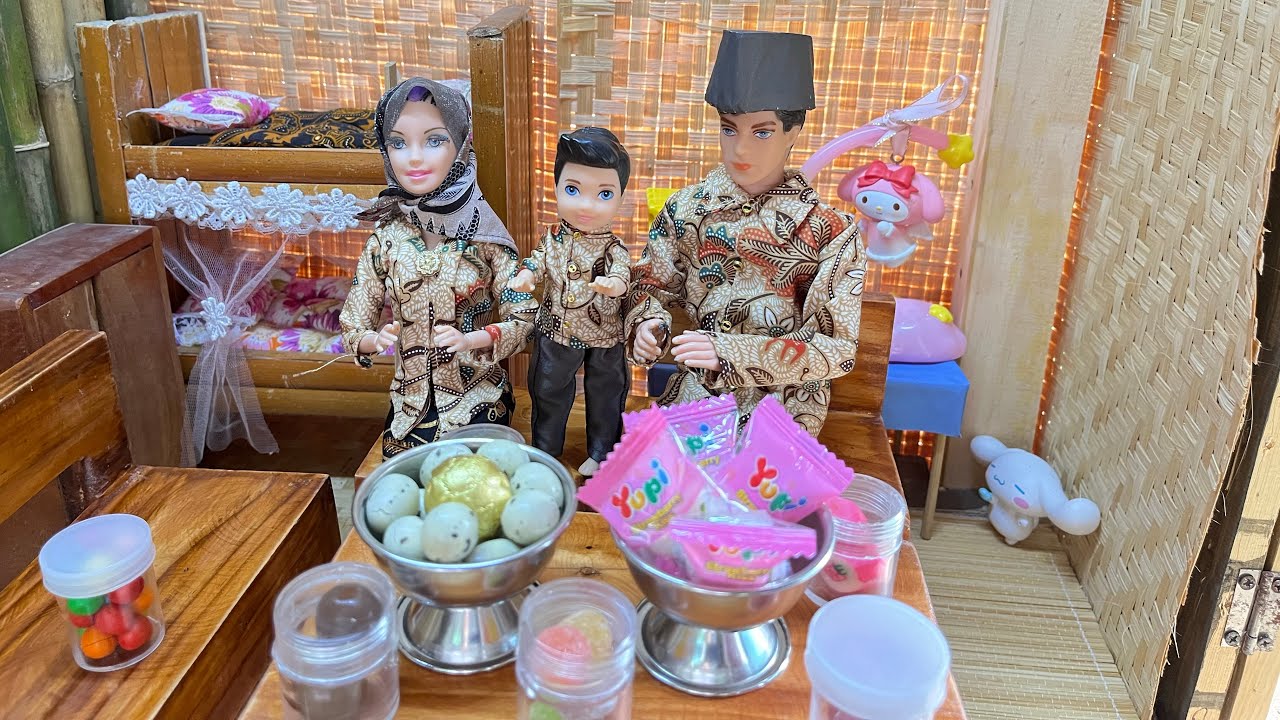 Edisi Barbie jowo Lebaran🤩 #barbiejowo #dapurmini #miniature #lebaran2024