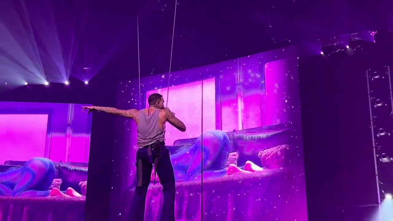Chris Brown- Feel Something live