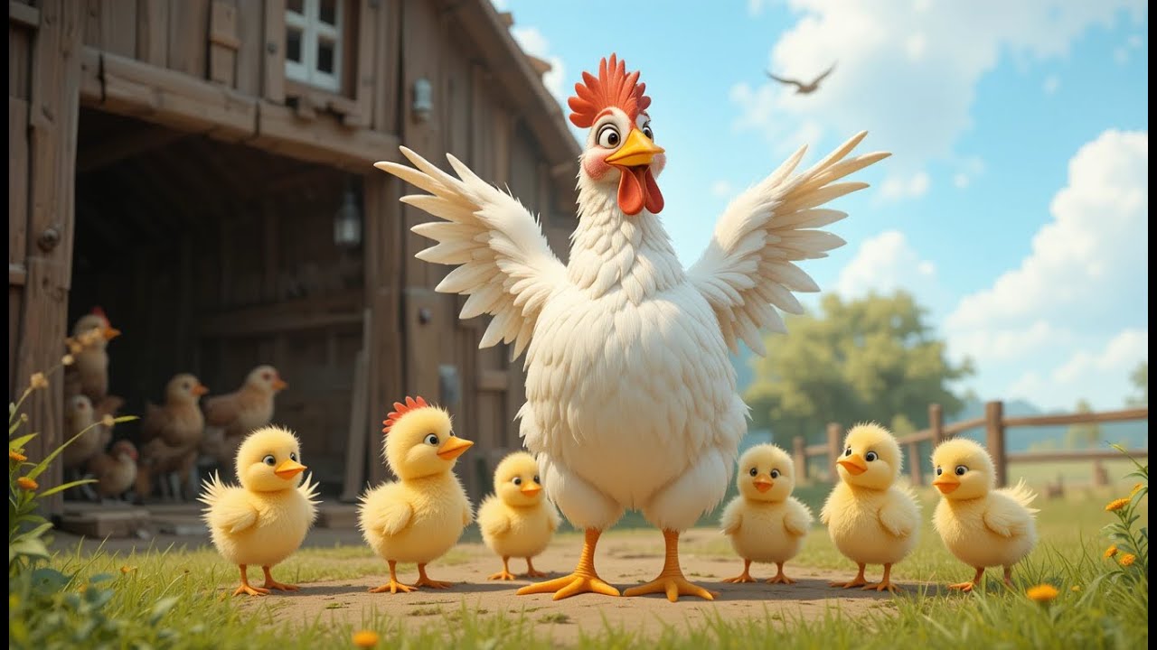 🌟 Five Little Chicks Went Out to Play l Fun Counting Song for Kids! 🐣🎶