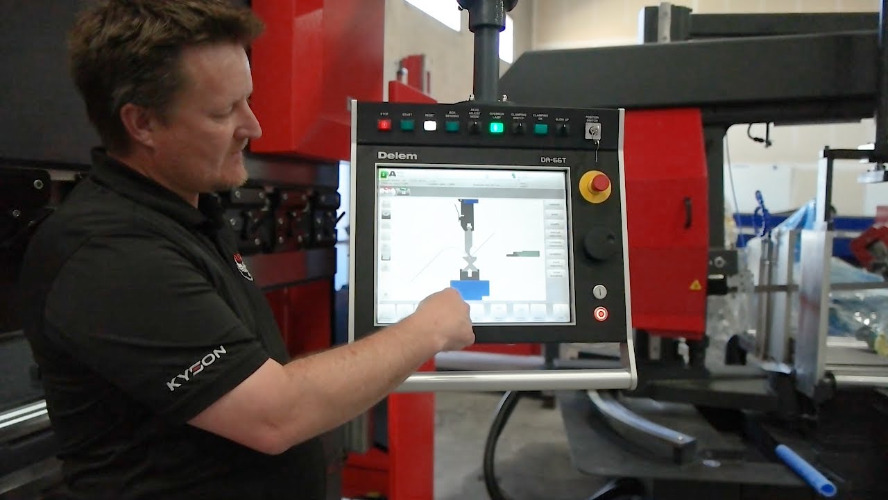 Delem Control DA-66T for Press Brake Tutorial | Program on RMT Press Brake