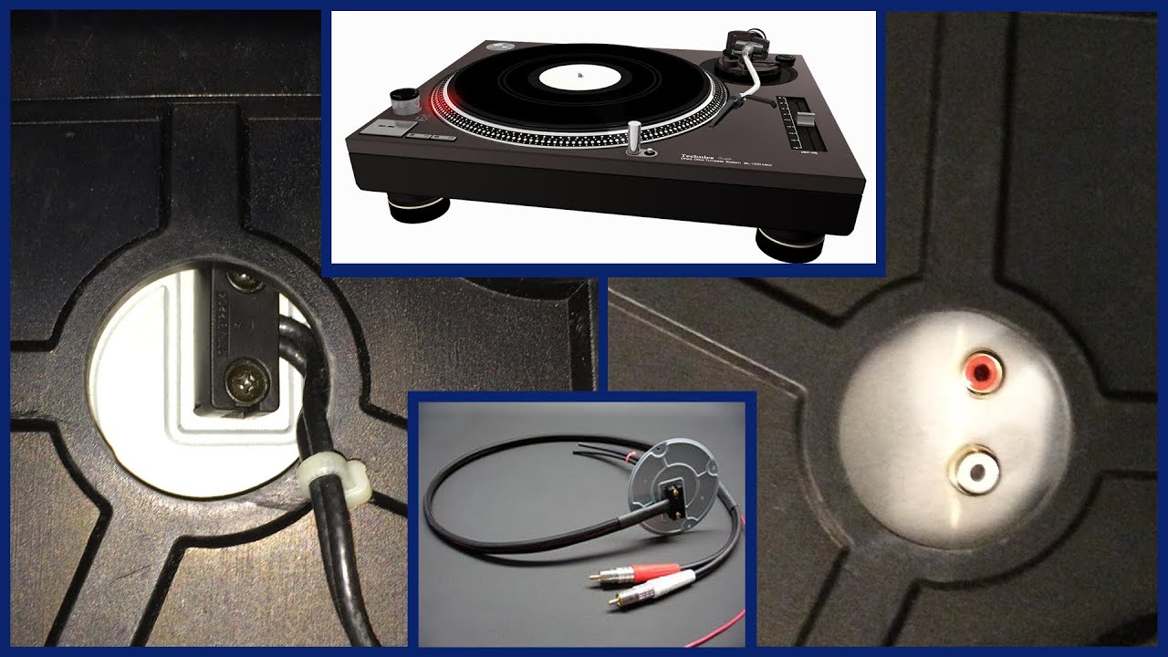 Technics 1200 Turntable - Replacing RCA cables with RCA Jacks