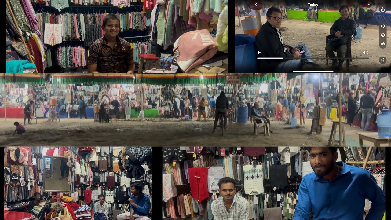 Saturday status of Kanpur Tibetan market 🎉 || #tibetanvlogger 