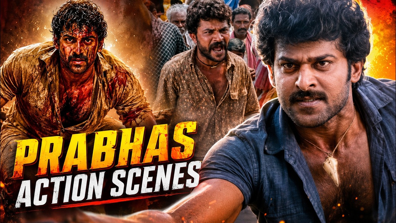 Prabhas Powerful Mass Action Scenes 🔥 | Rebel Star Prabhas Best Action Scenes in Chatrapathi Movie