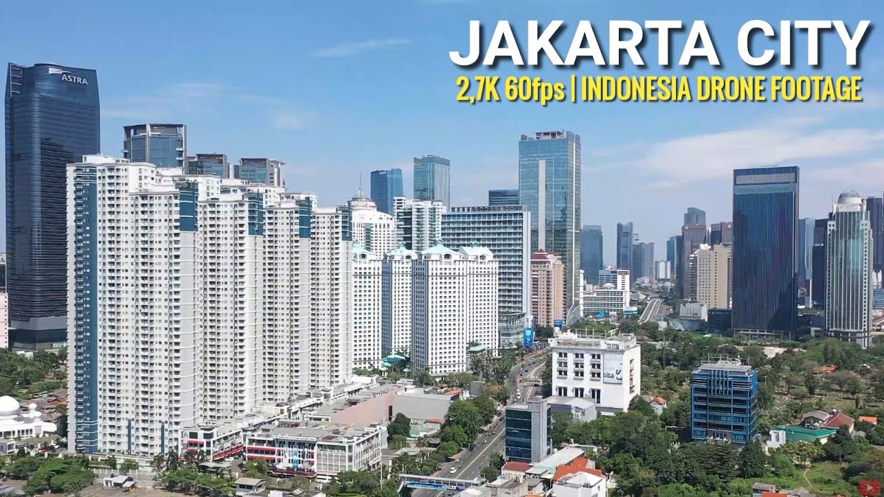 Jakarta in 2,7K 60fps | Capital City Of Indonesia | Drone Footage by DJI Mavic 2 Pro