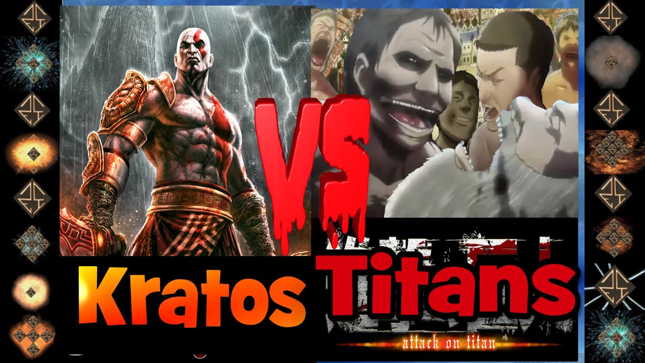 Kratos (God of War) vs Titans (Attack on Titan) - Ultimate Mugen Fight 2016