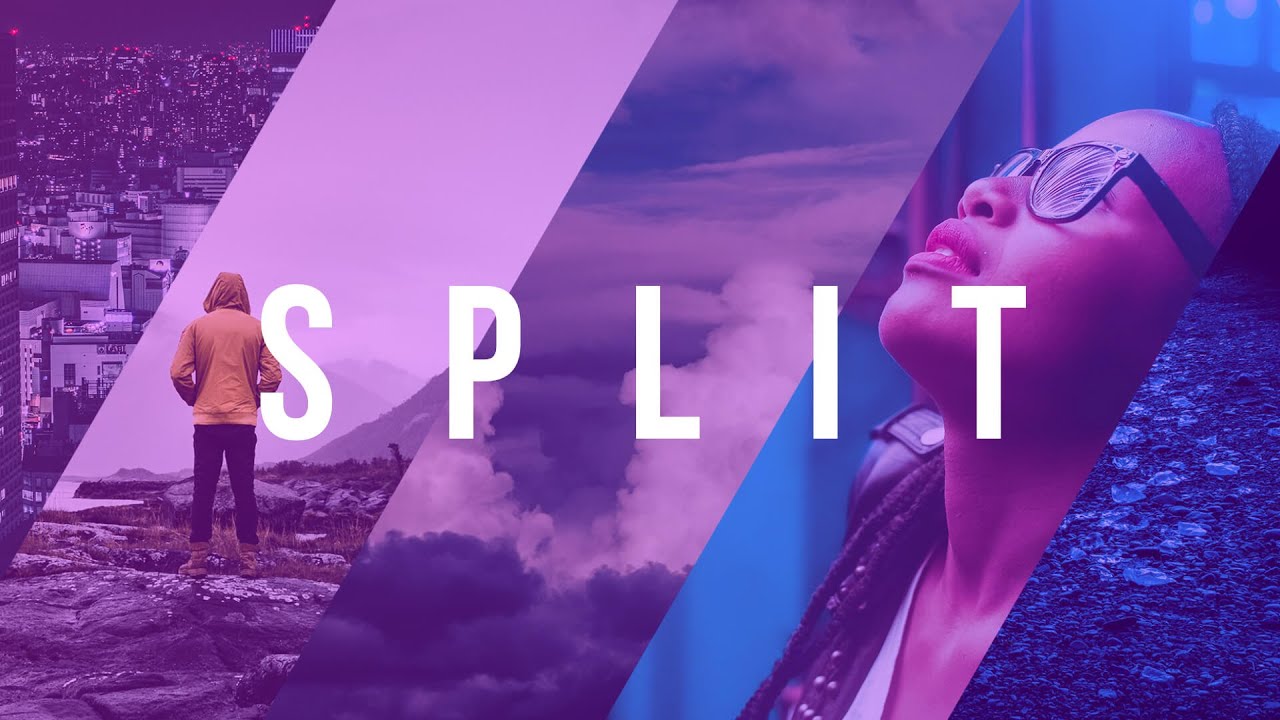 Multi Split Media Transition - Premiere Pro MOGRT Template