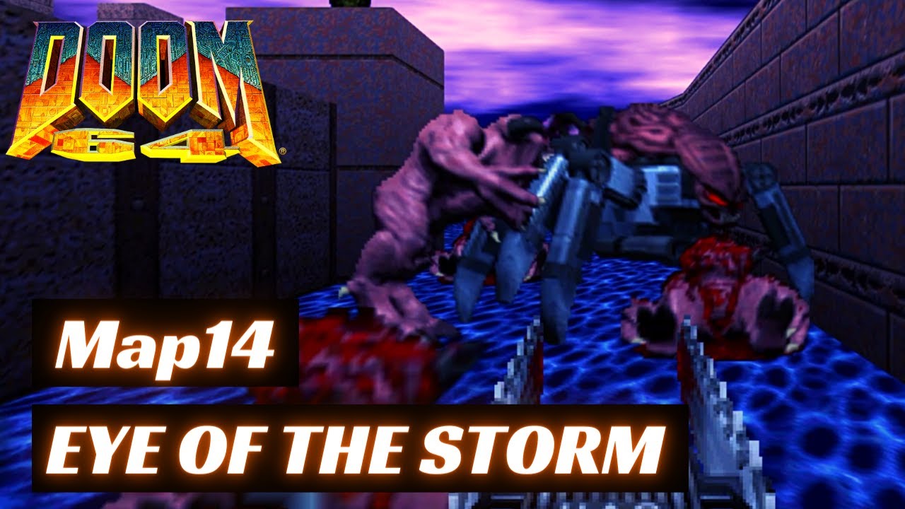 Прохождение Doom 64 (100%) (Карта 14: Глаз Бури)