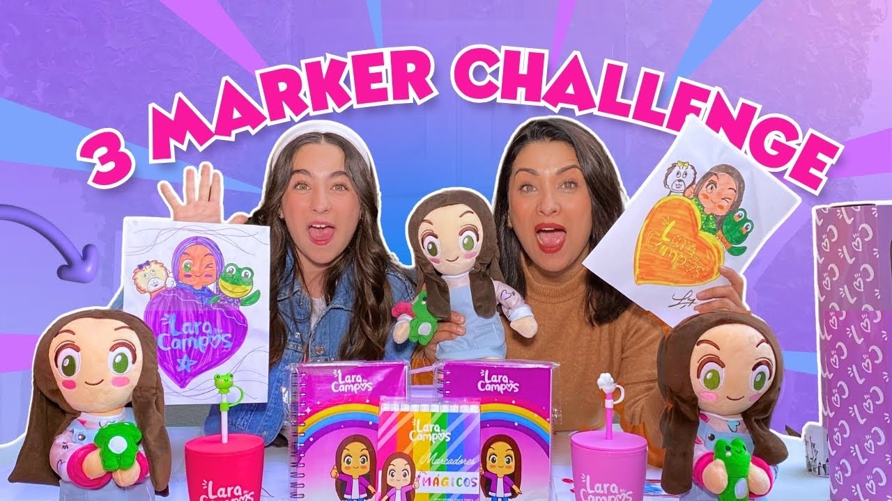 3 MARKER CHALLENGE TEMÁTICA LARA CAMPOS💓