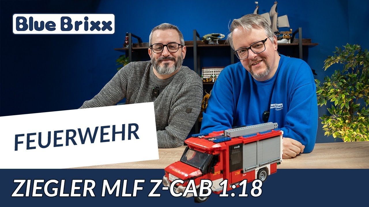 ZIEGLER MLF Z-Cab von BlueBrixx – Feuerwehrfahrzeug im Maßstab 1:18!