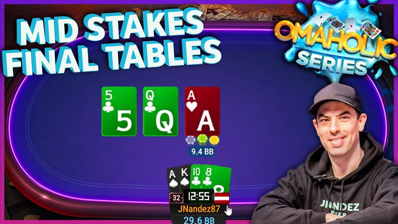 Финальные столы турнира Mid Stakes Omaholics на GGPoker 🤑