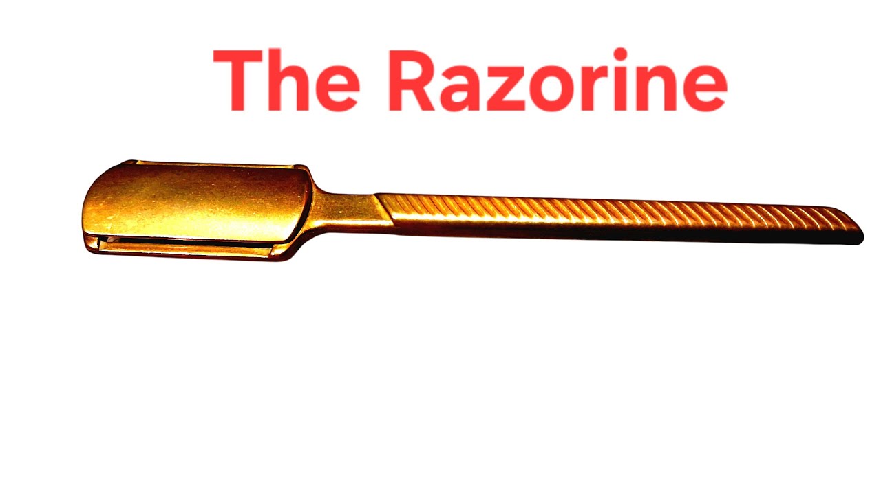 Razorine Premium. Stirling Soaps Autumn Glory Shaving Soap and Splash. Yaqi Caramel Brush. 
