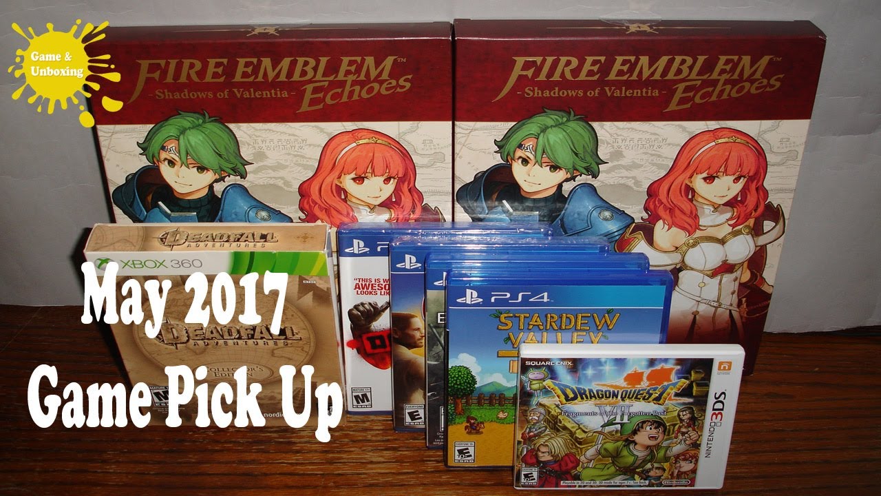 May 2017 Huge Video Game Pickups + Free PC Game