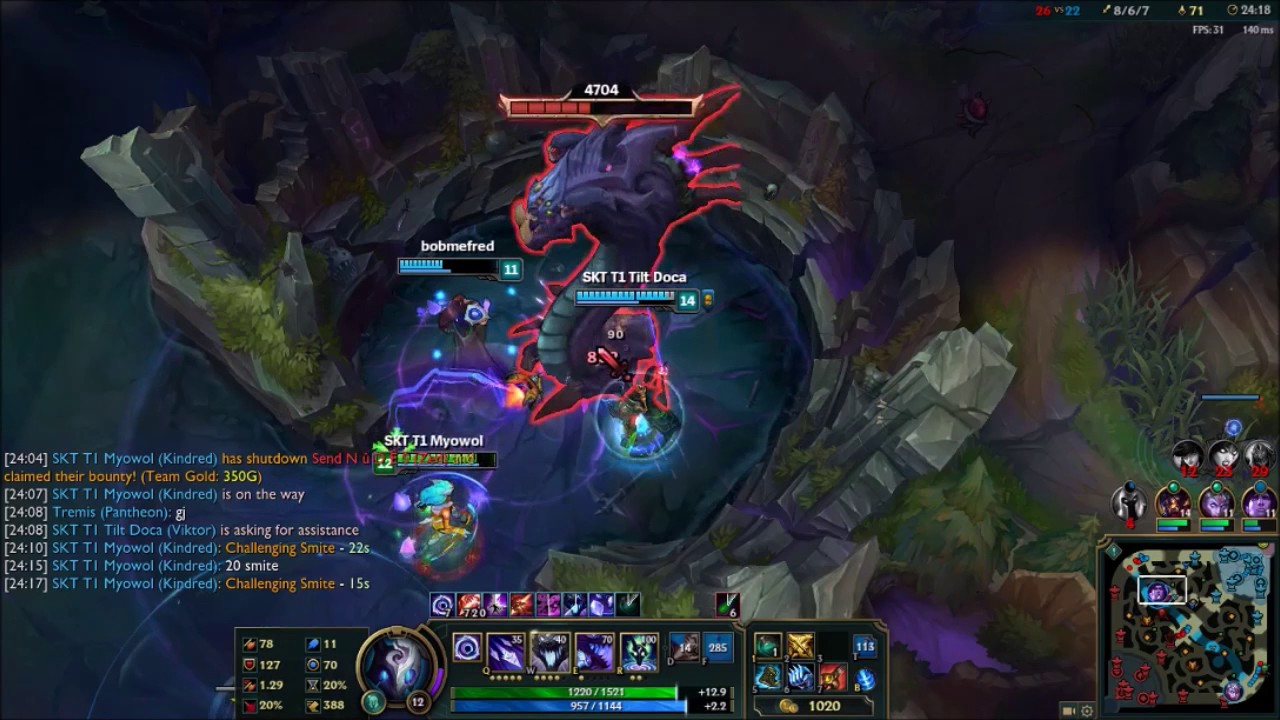 Outsmite play with Kindred ulti.