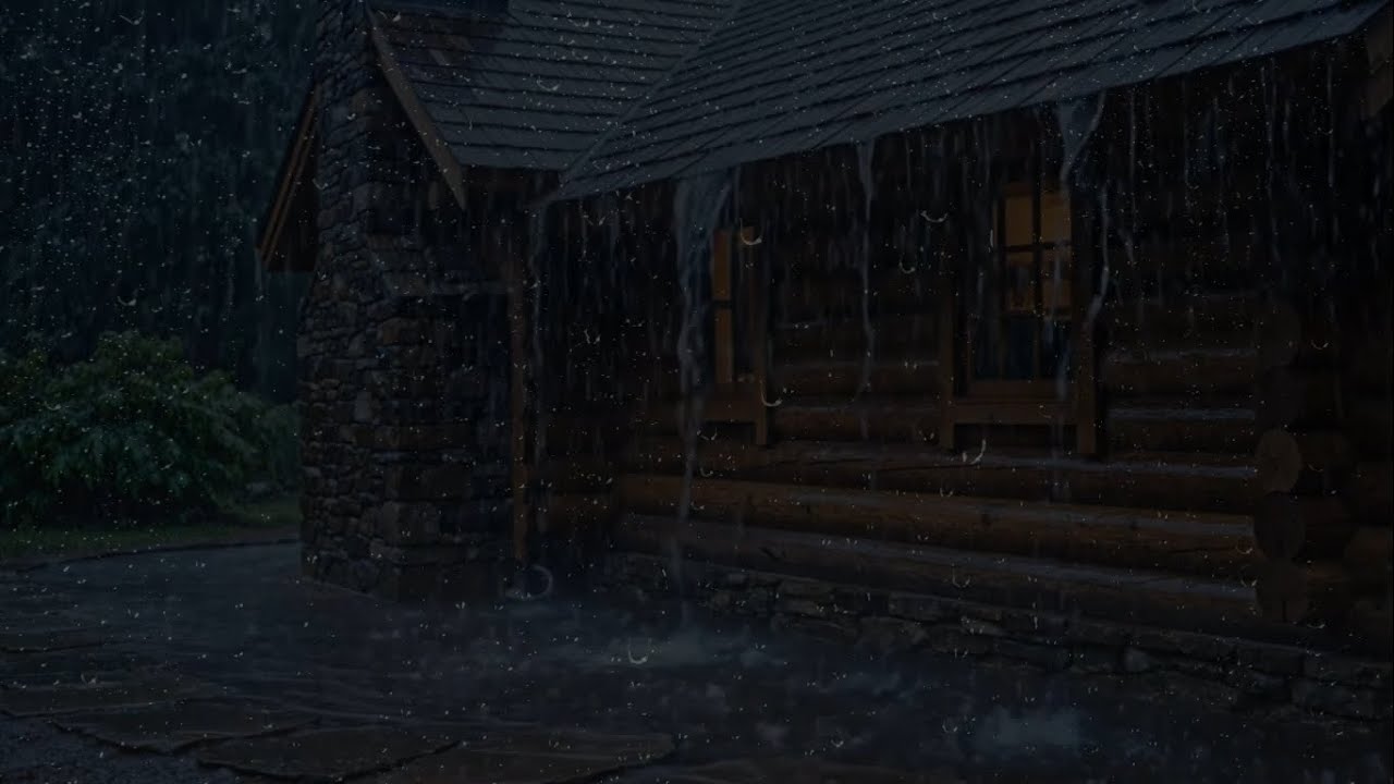 Calming Rain Sounds for Sleep 🌧️ | Deep Sleep, Stress Relief & Cozy Night Ambience