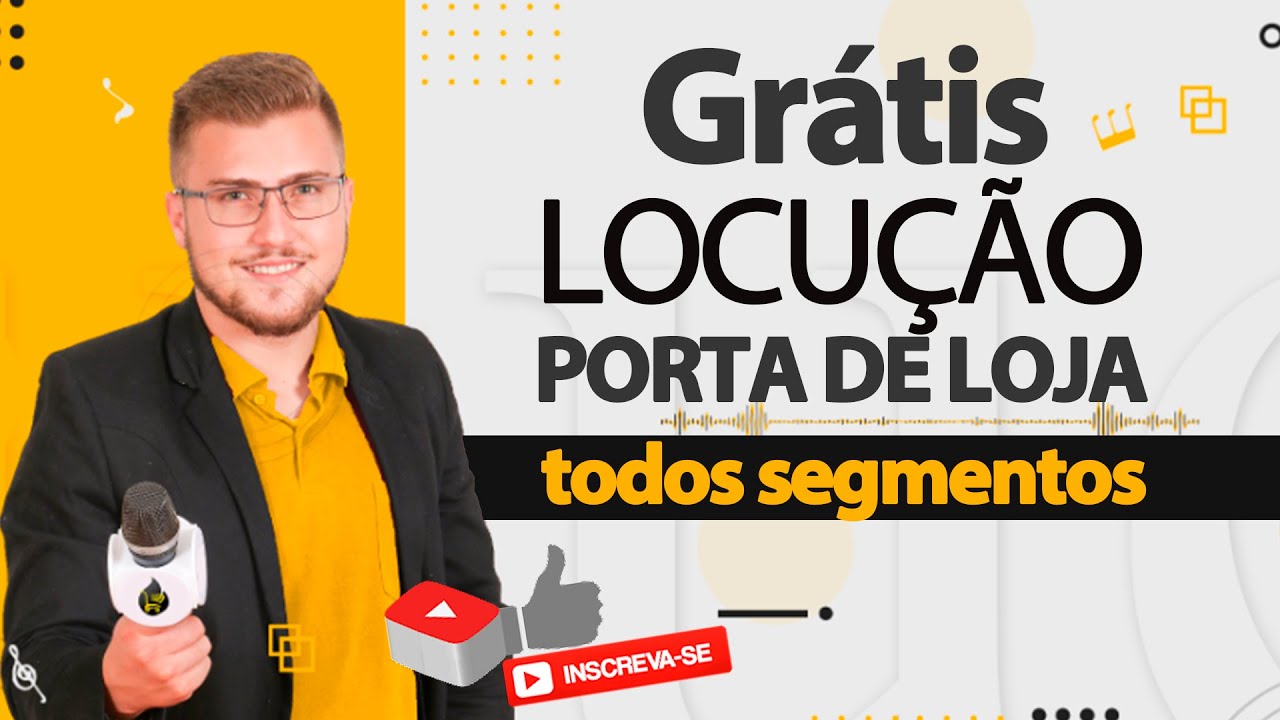 PROPAGANDA PARA PORTA DE LOJA DE TODOS OS SEGUIMENTOS🍀 #gr&aacute;tis #locu&ccedil;&atilde;oestiloaovivo