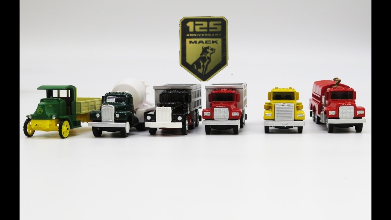 Mack Trucks 125th Anniversary 1:87 Historic Toy Truck Collection - SIKS Scale Models