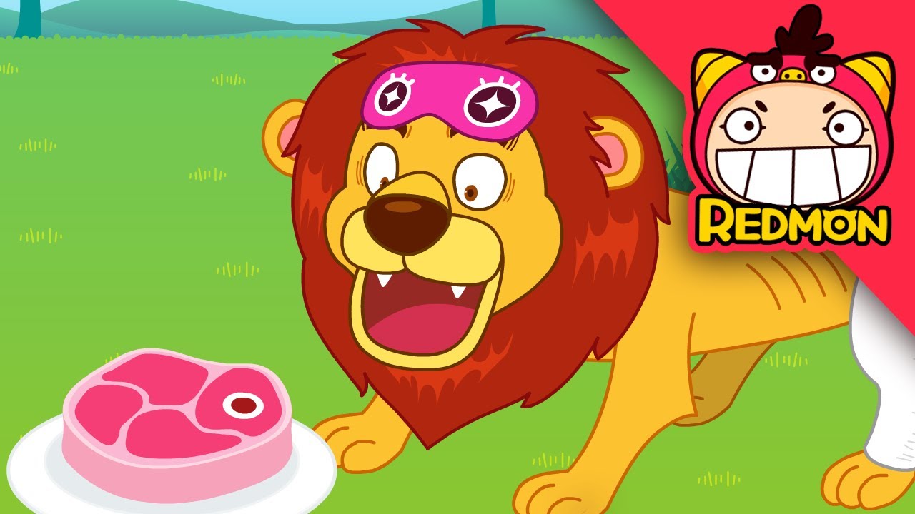 Save the Lion | Animal Rescue Team | 4K cartoon | REDMON