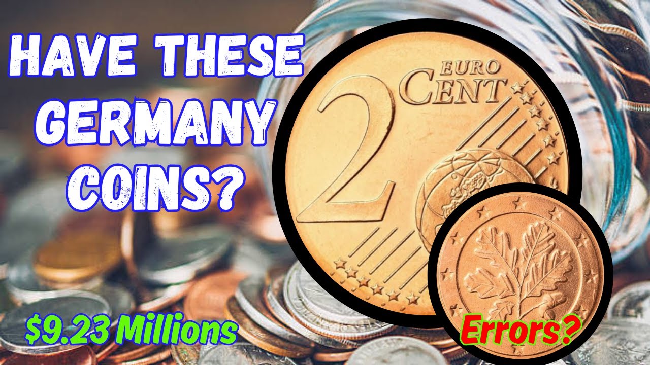 Top 8 Two Most Valuable Euro Cents Germany Coins!