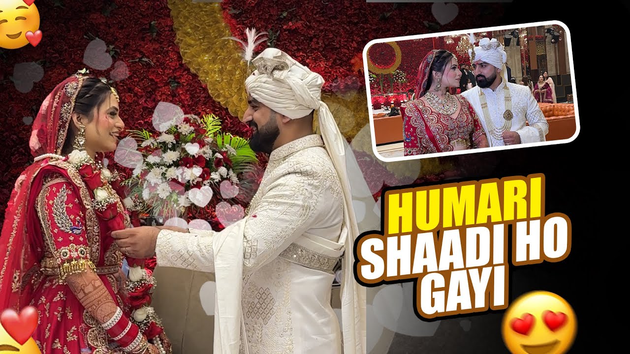 HUMARI SHAADI HO GAYI❤️💍 | WEDDING DAY PART-1 | BIGGEST DAY OF OUR LIFE🥹 | WEDDING VLOG NO. 6