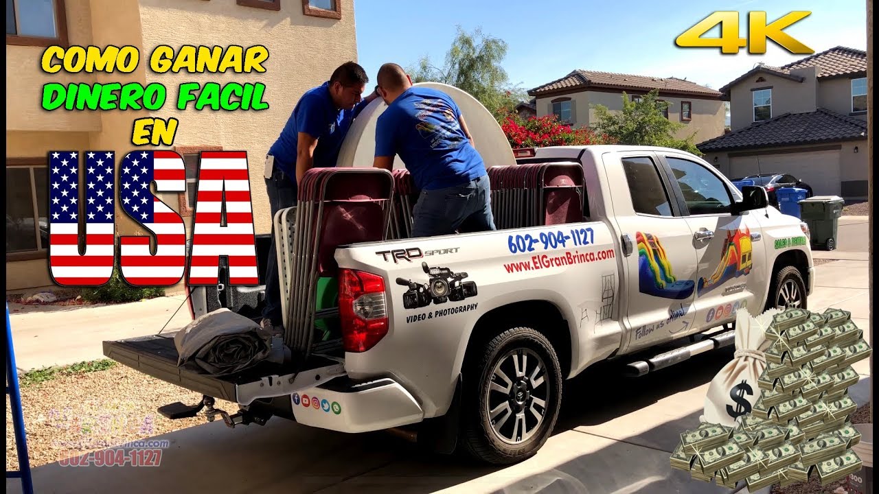 Como Ganar Dinero Fácil en USA - Vlog # 02 - 4K-UHD
