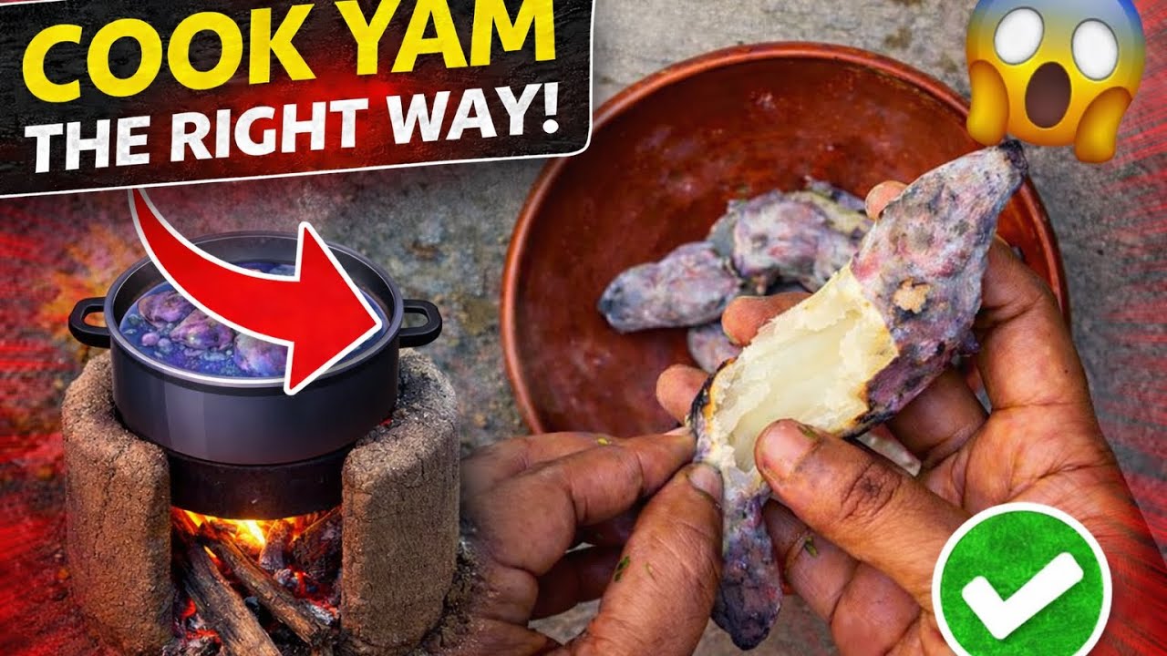 Burning Sweet Potatoes in Charcoal – You Won’t Believe the Result! - Village Cooking