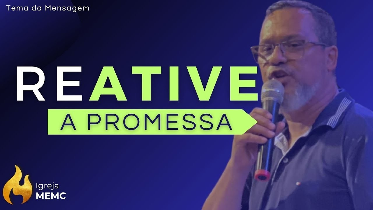 Reative a Promessa | Pr Marcelo Avelar | (ao vivo) #mensagem #palavradedeus