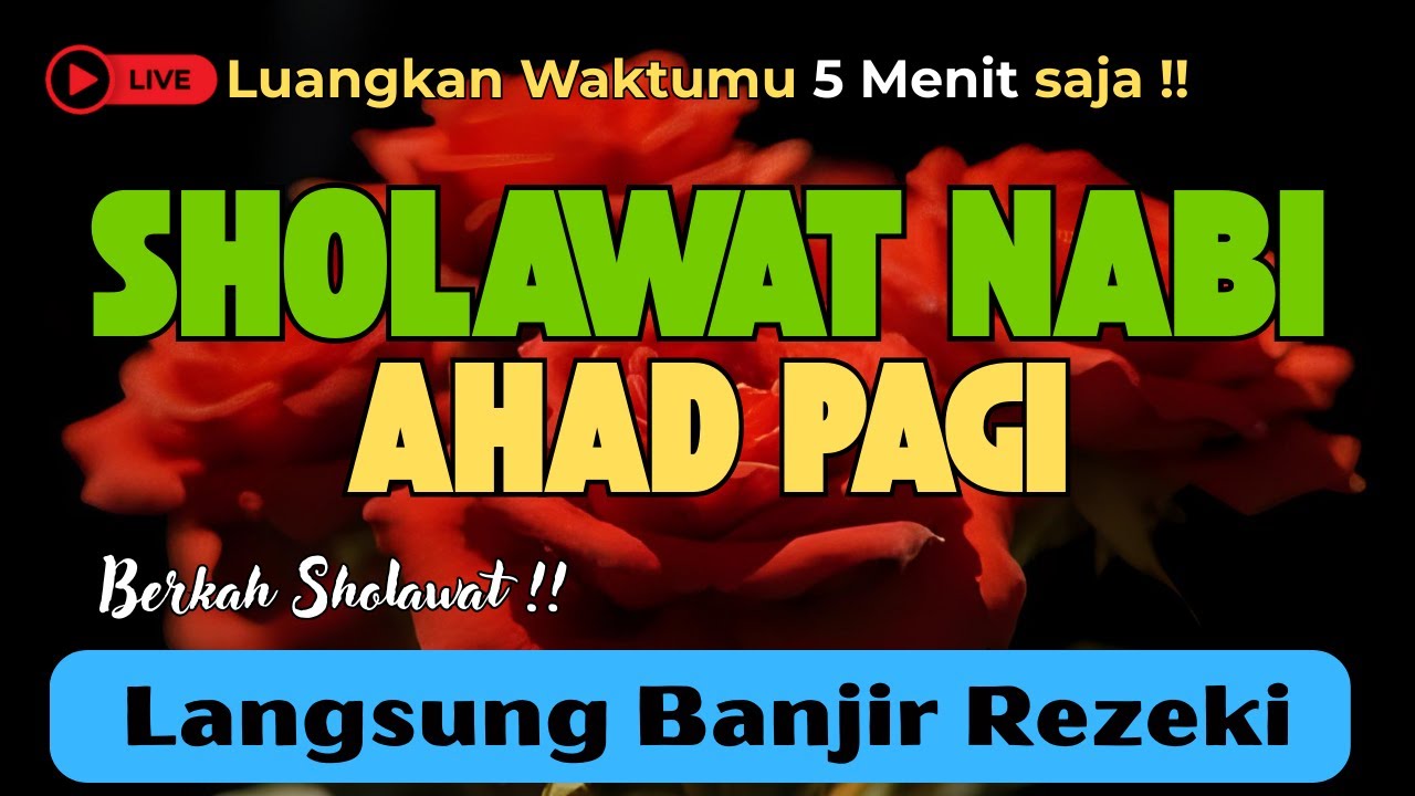 Sholawat Merdu Penarik Rezeki dari Segala Arah 💫 | Bikin Hati Tenang & Hidup Berkah