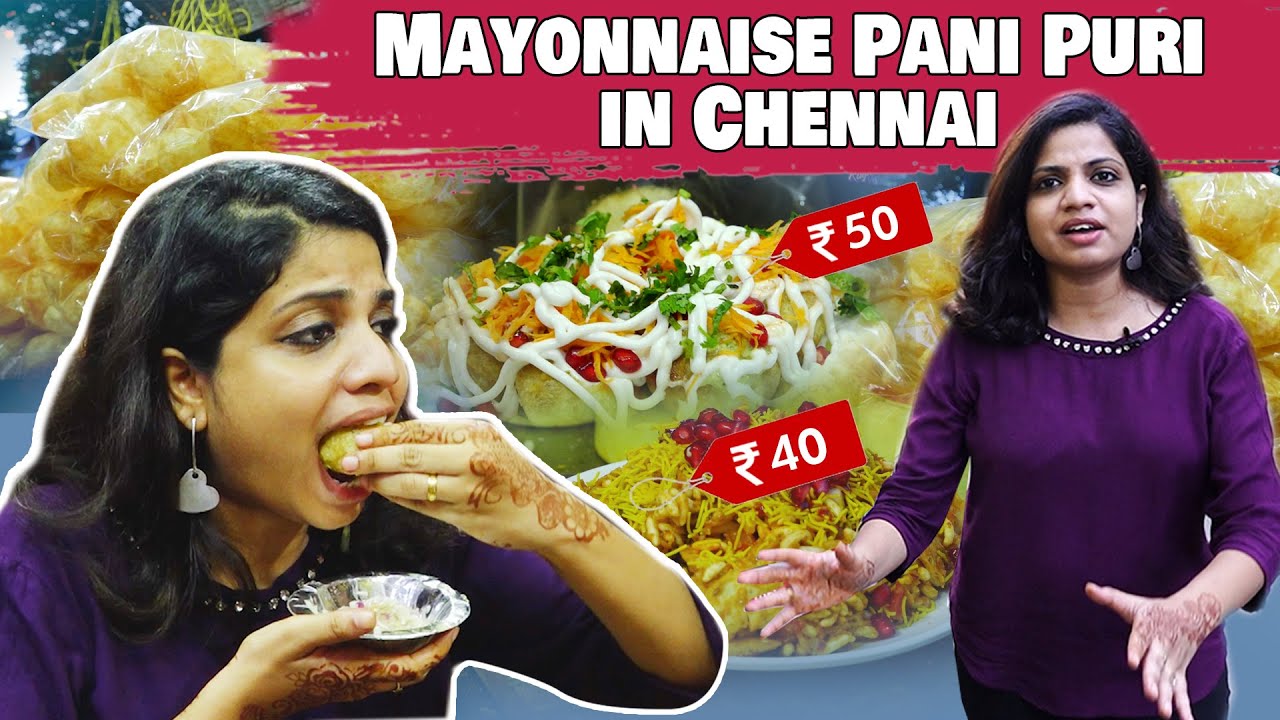 Mayonnaise Puri in Chennai 😋👌 | Pani Puri Challenge 💪 | Chennai Street Food | Raghavi Vlogs