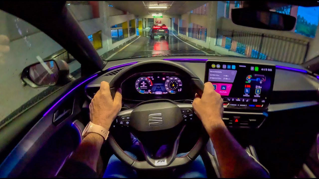 2025 Seat Leon Sportstourer FR Night (1.4 hybrid Plug-In 145 hp) | POV Test Drive #2544 Joe Black