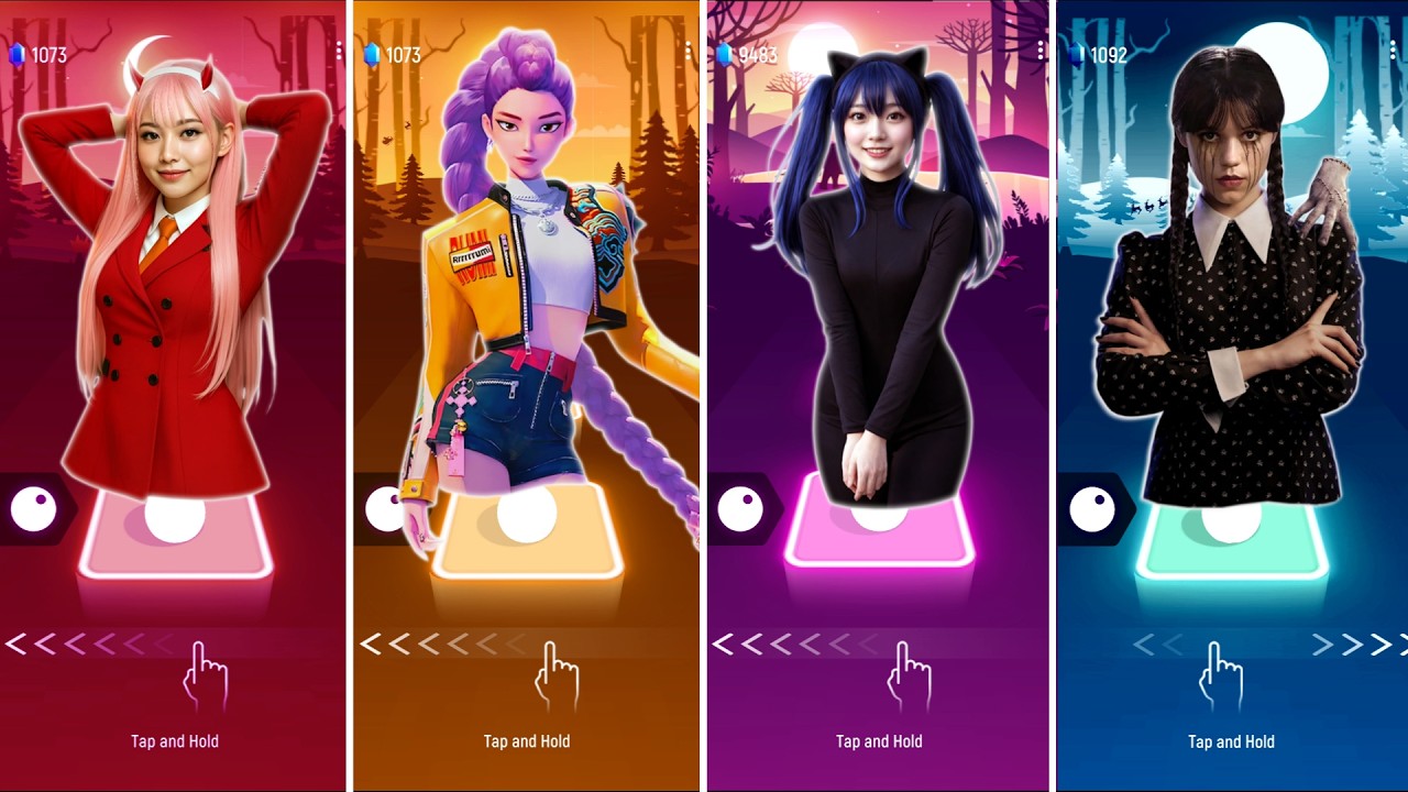 Wednesday Adams vs Rumi KPop Demon Hunters vs Toca Toca vs 2 Phuthon