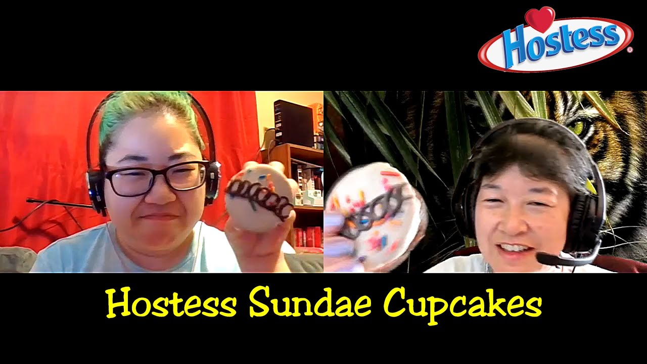 Hostess Sundae Cupcakes collab with Megan Munches #2021FallFlavors #Quarantine2021